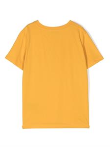 Balmain Kids T-shirt met logoprint - Oranje