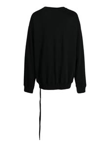Ann Demeulemeester Sweater met print - Zwart