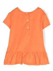 Ralph Lauren Kids T-shirt met teddybeerprint - Oranje