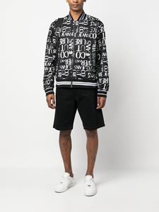Versace Sweater met logoprint - Zwart