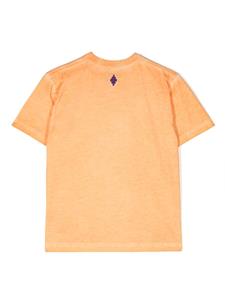 Marcelo Burlon County Of Milan Kids T-shirt met tekst - Oranje