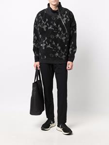 Stone Island Shadow Project Sweater met camouflageprint - Zwart