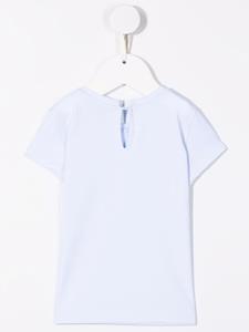 Monnalisa T-shirt met logo van studs - Blauw