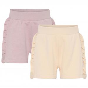 Minymo  Girl's Basic Sweat Shorts (2-Pack) - Short, beige