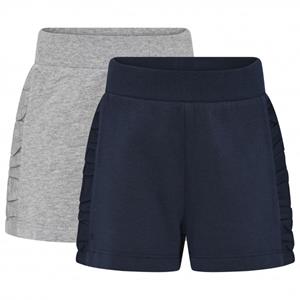 Minymo  Girl's Basic Sweat Shorts (2-Pack) - Short, blauw