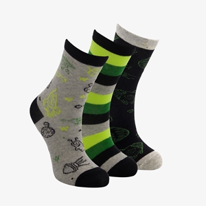 Scapino 3 paar kinder sokken met print