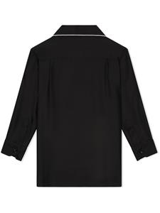 Dolce & Gabbana Kids Shirt met geborduurd logo - Zwart