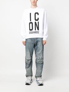 Dsquared2 Sweater met Icon-logoprint - Wit