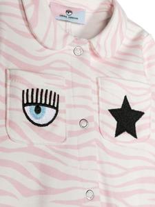 Chiara Ferragni Kids Babypakje met zebraprint - Roze