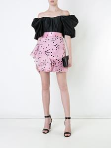 Bambah polka rok met ruches - Pink Polka