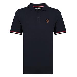 Q1905 Polo shirt bloemendaal donker