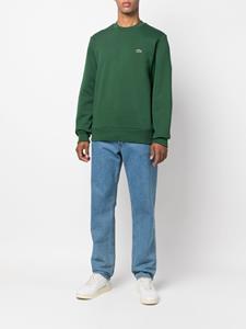 Lacoste Sweater met logopatch - Groen