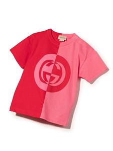 Gucci Kids T-shirt met colourblocking - Rood