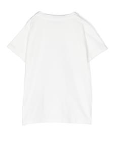 Moncler Enfant T-shirt met logopatch - Wit