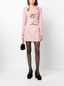 Alessandra Rich Mini-rok met pailletten - Roze