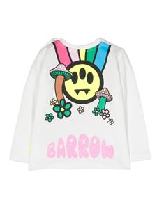 Barrow kids T-shirt met grafische print - Wit