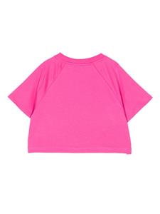 Emporio Armani Kids T-shirt met logoprint - Roze