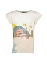 Like Flo Meisjes t-shirt beach - Off wit