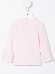 BOSS Kidswear T-shirt met bloemenprint - Roze