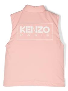 Kenzo Kids Bodywarmer met logoprint - Roze