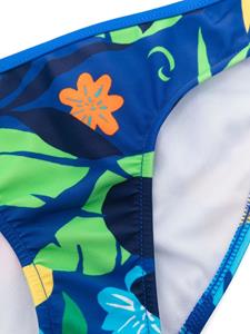 Ralph Lauren Kids Bikini met bloemenprint - Blauw