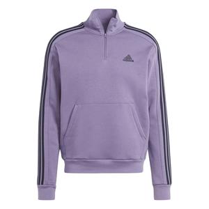 Adidas Sweatshirt Essentials 3-Stripes Fleece Kwartrits - Paars