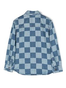 Stella McCartney Kids Geruit shirt - Blauw