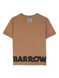 Barrow kids T-shirt met logoprint - Bruin