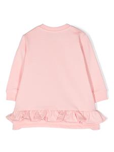Moschino Kids T-shirt met logoprint - Roze