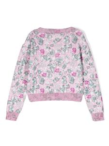 Chiara Ferragni Kids Sweater met print - Roze