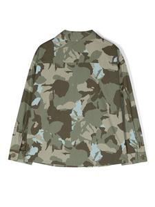 Aspesi Kids Shirt met camouflageprint - Groen