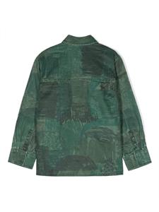 Stella McCartney Kids Sweater met abstract patroon - Groen