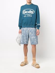 Gcds Sweater met logoprint - Blauw