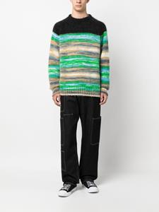 Nahmias Intarsia sweater - Zwart