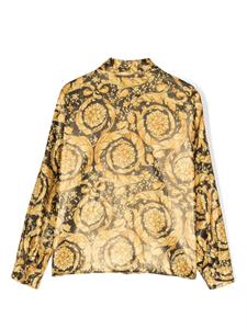 Versace Kids Shirt met barokprint - Goud