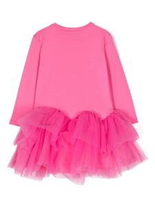 TWINSET Kids Mini-jurk met ruches - Roze
