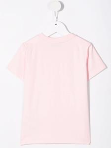 Moschino Kids T-shirt met couture logo - Roze