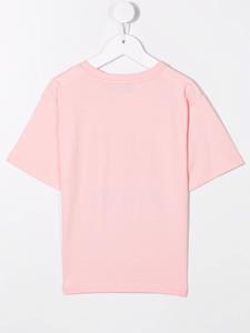 Moschino Kids Katoenen T-shirt - Roze