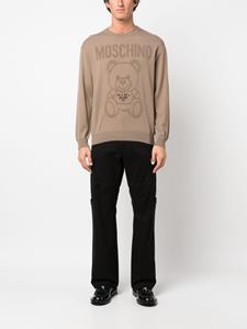 Moschino Intarsia trui - Bruin