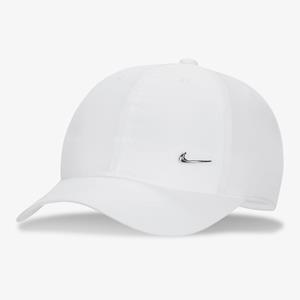 NIKE Dri-FIT Club Unstructured Metal Swoosh Cap Kinder 100 - white