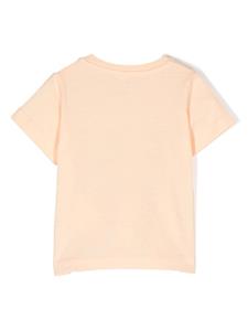 Stella McCartney Kids T-shirt met logoprint - Oranje