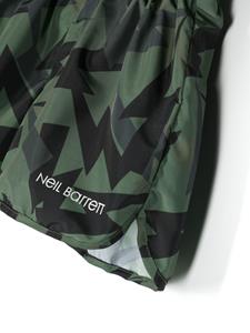 Neil Barrett Kids Zwembroek met bliksemflitsprint - Groen