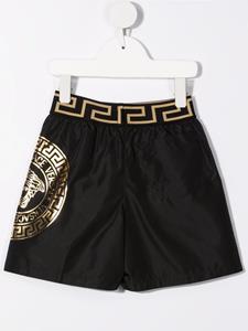 Versace Kids Shorts met Medusa print - Zwart