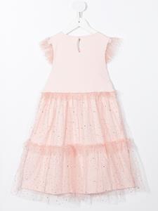 Aigner Kids Tulen jurk - Roze
