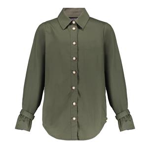 Frankie & Liberty Meisjes blouse - Kyra - Olijf groen
