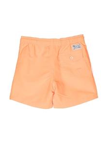 Ralph Lauren Kids Zwembroek met logopatch - Oranje