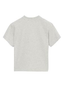 Burberry Kids T-shirt met logoprint - Grijs