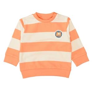 Staccato Sweatshirt orange gestreept