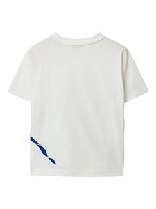 Burberry Kids EKD-print cotton T-shirt - Wit