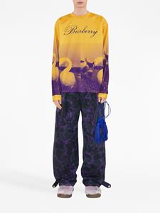 Burberry Sweater met print - Geel